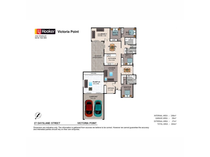 27 Daysland Street, Victoria Point QLD 4165 Floorplan