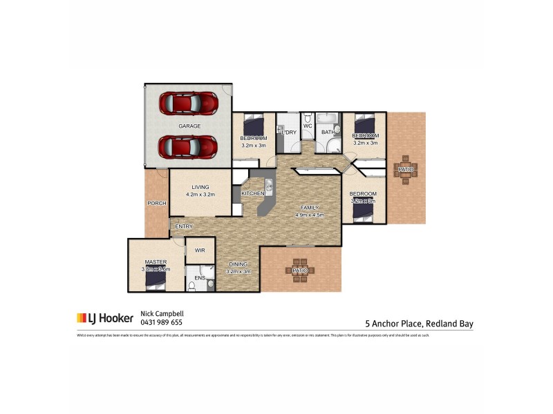 5 Anchor Place, Redland Bay QLD 4165 Floorplan