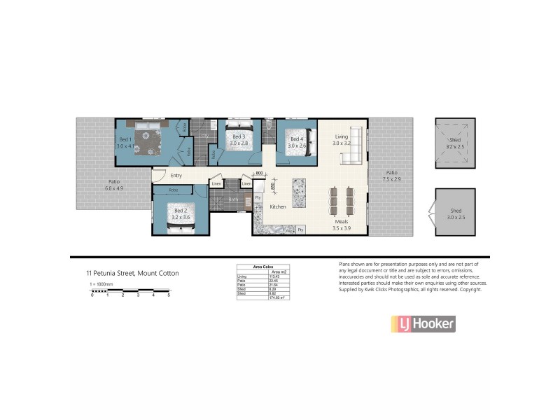 11 Petunia Crescent, Mount Cotton QLD 4165 Floorplan