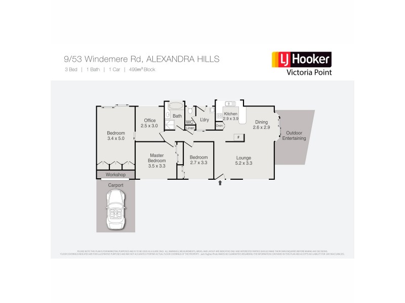 9/53 Windemere Road, Alexandra Hills QLD 4161 Floorplan