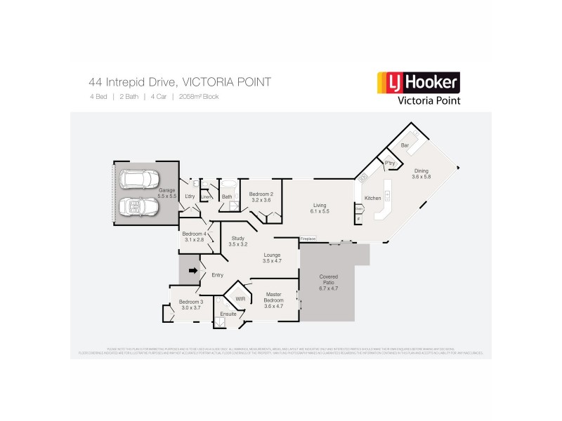 44 Intrepid Drive, Victoria Point QLD 4165 Floorplan