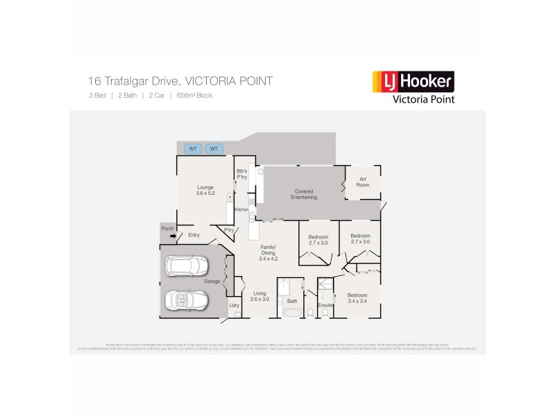 16 Trafalgar Drive, Victoria Point QLD 4165 Floorplan