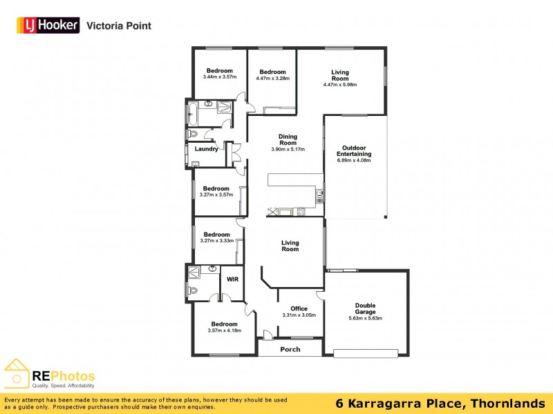 6 Karragarra Place, Thornlands QLD 4164 Floorplan