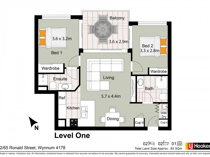 2/65 Ronald Street, Wynnum QLD 4178