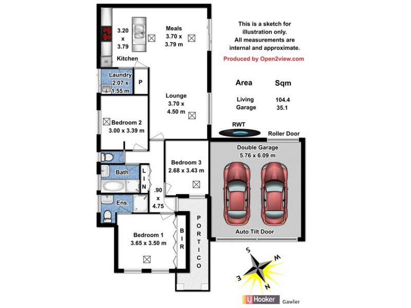25D Greening Drive, Evanston Park SA 5116 Floorplan