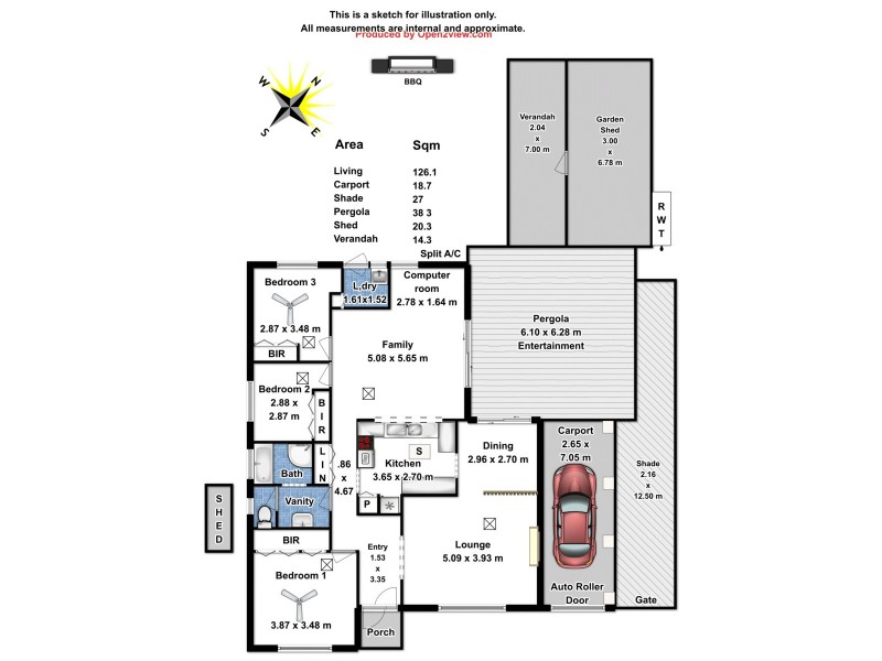 4 President Avenue, Andrews Farm SA 5114 Floorplan