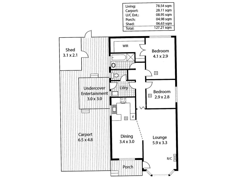 265 Erica Street, Hillier SA 5116 Floorplan