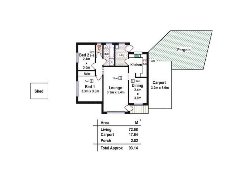2/2 Dean Street, Gawler West SA 5118 Floorplan
