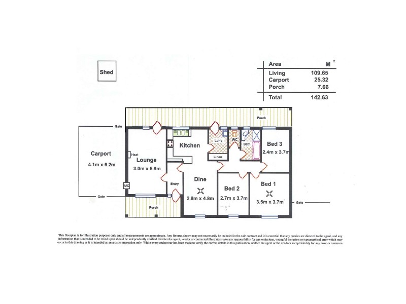 3 Langbein Court, Gawler West SA 5118 Floorplan