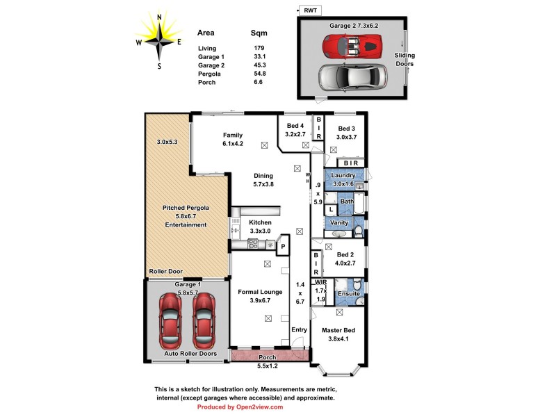 2 Perseverance Place, Hewett SA 5118 Floorplan