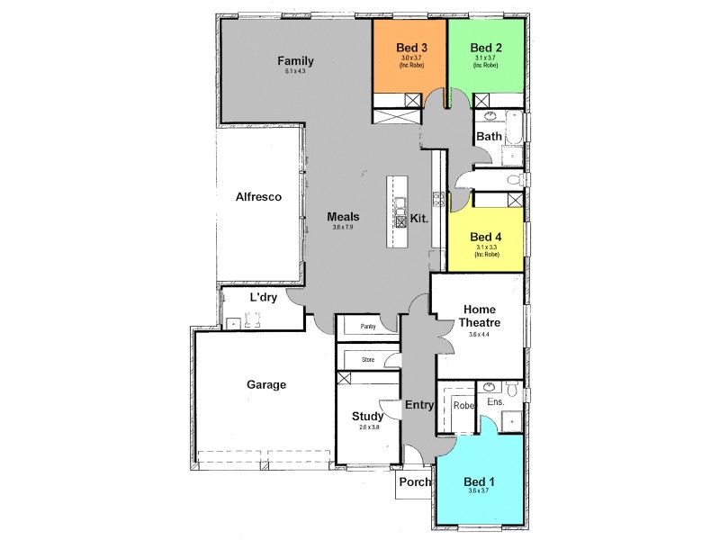 5 Jamieson Street, Bibaringa SA 5118 Floorplan