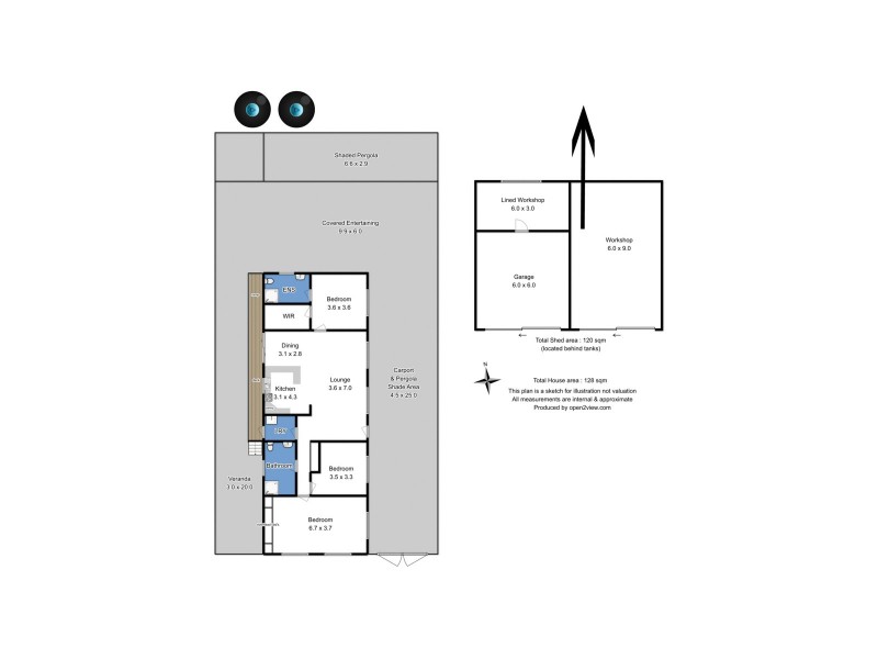 7 Harris Street, Balaklava SA 5461 Floorplan
