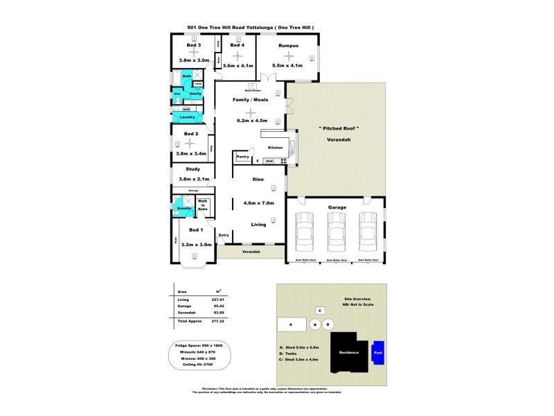 901 Gawler One Tree Hill Road (Yattalunga), One Tree Hill SA 5114 Floorplan