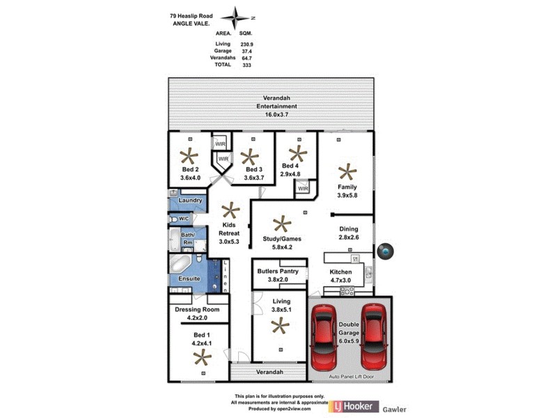 79 Heaslip Road, Angle Vale SA 5117 Floorplan