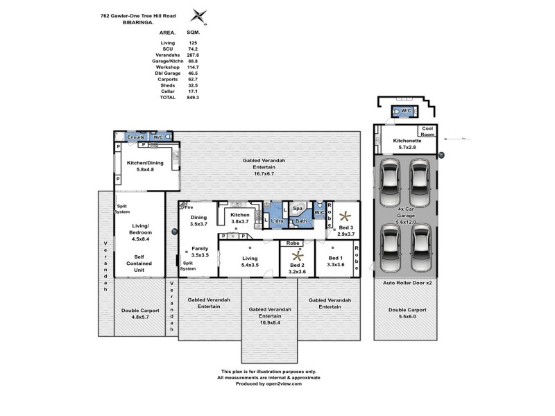 762 Gawler One Tree Hill Road (Bibaringa), One Tree Hill SA 5114 Floorplan
