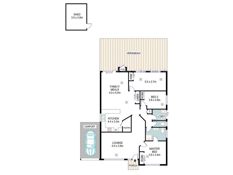 8 Skurray Court, Gawler West SA 5118 Floorplan