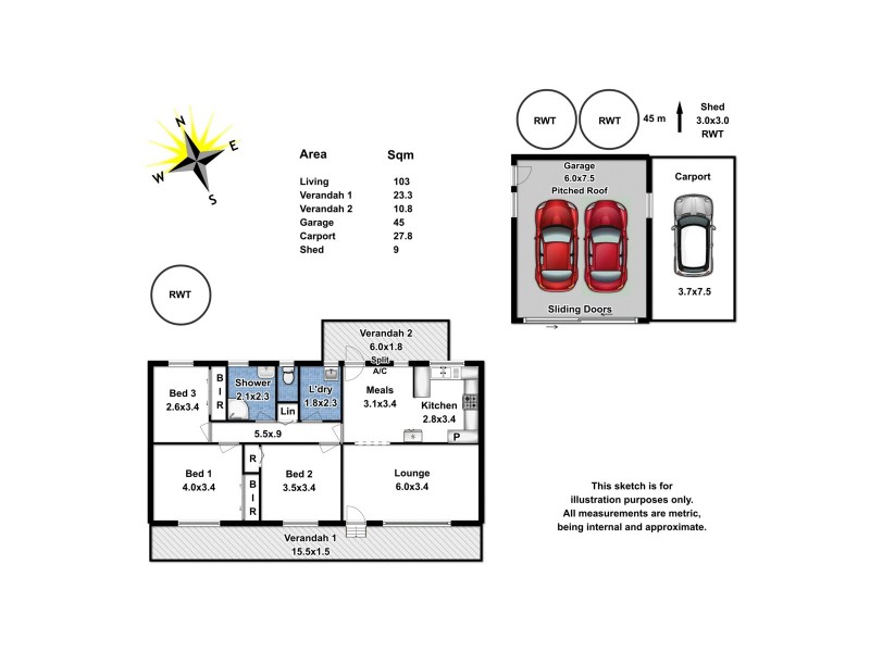 56 George Street, Truro SA 5356 Floorplan