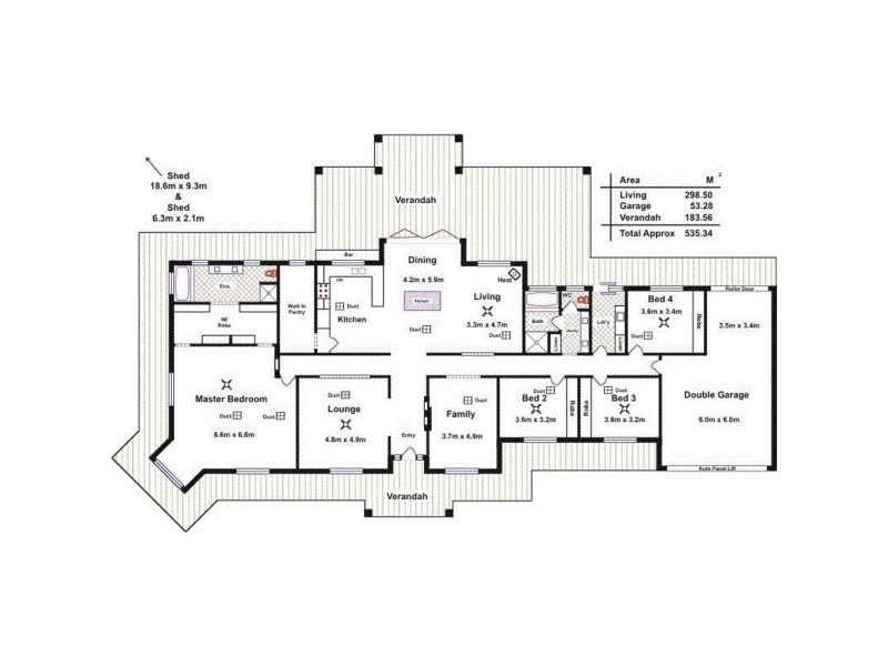358 Ashwell Road (Templers), Roseworthy SA 5371 Floorplan