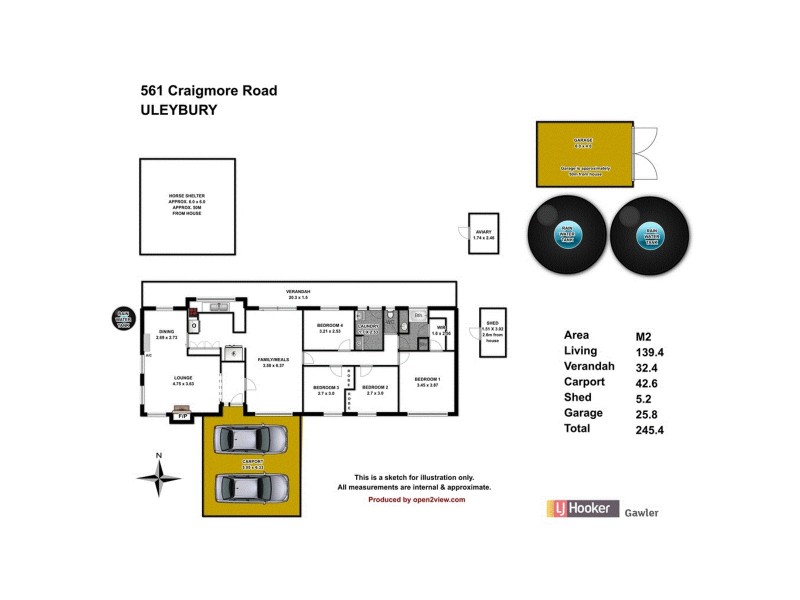 561 Craigmore Road, One Tree Hill SA 5114 Floorplan