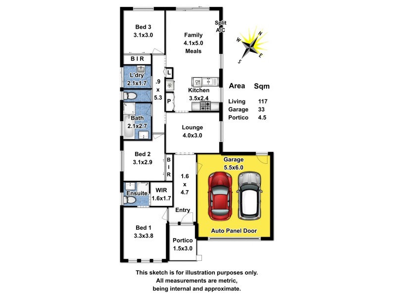 9 Gonis Circuit, Evanston Gardens SA 5116 Floorplan