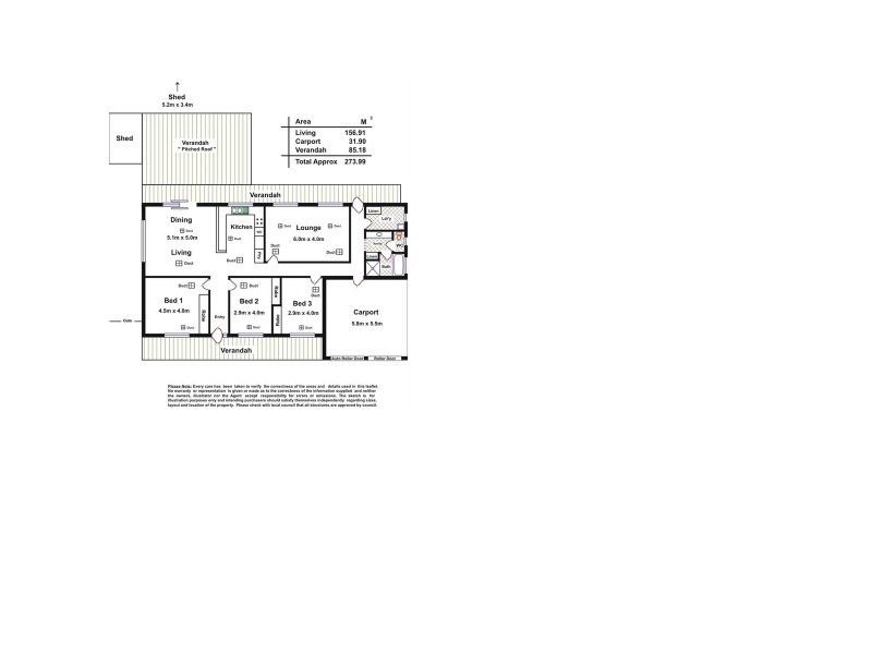 4 Plover Court, Hewett SA 5118 Floorplan