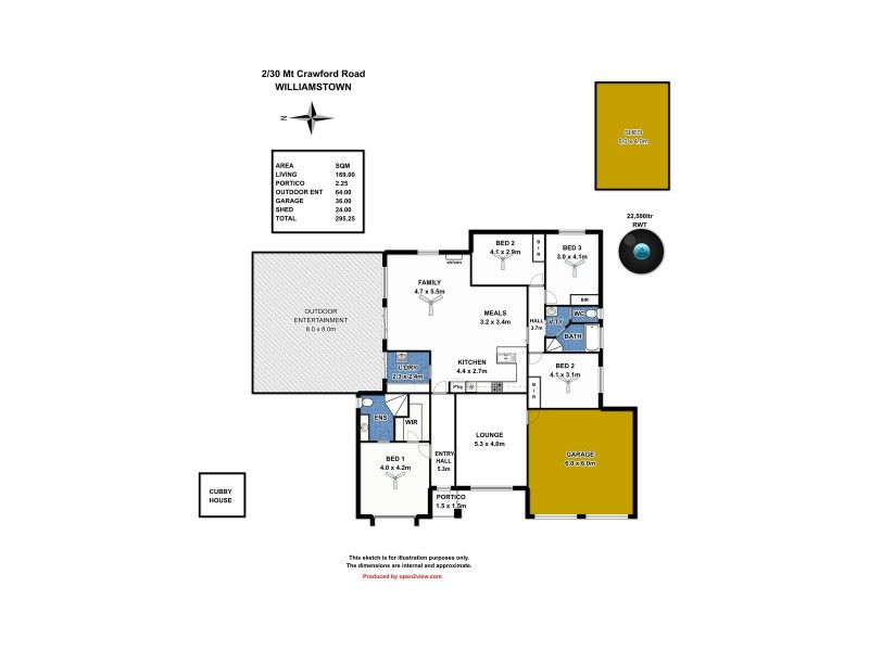 2/30A Mount Crawford Road, Williamstown SA 5351 Floorplan