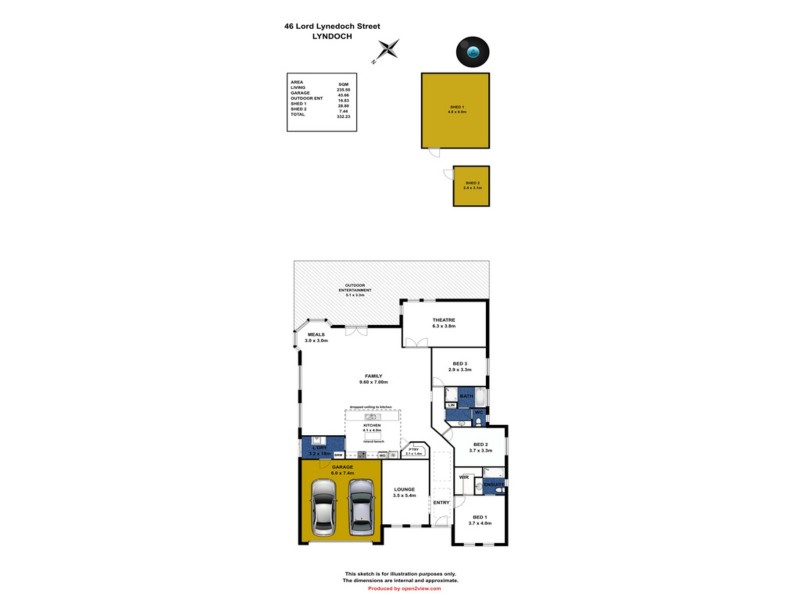 48 Lord Lynedoch Street, Lyndoch SA 5351 Floorplan