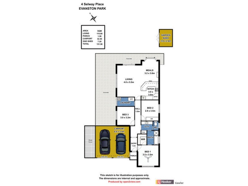 4 Selway Place, Evanston Park SA 5116 Floorplan
