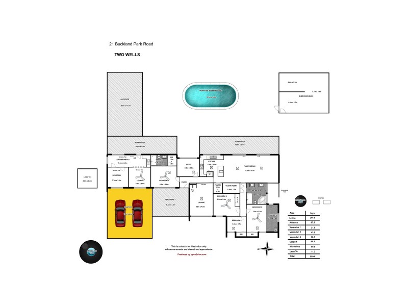 21 Buckland Park Road, Two Wells SA 5501 Floorplan