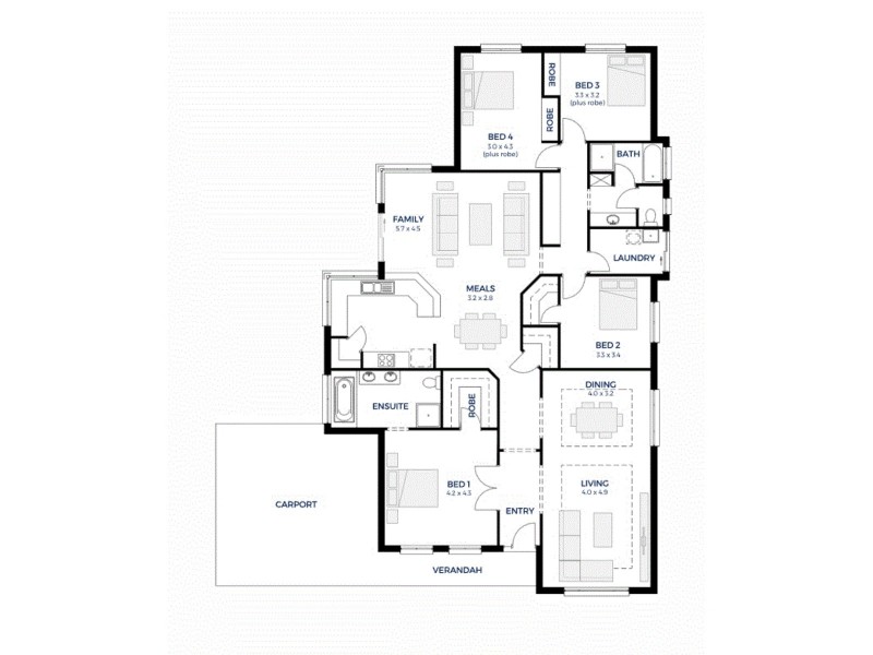 7 Crimson Court, Roseworthy SA 5371 Floorplan