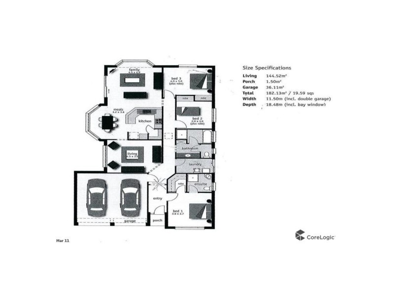 42 Potts Road, Evanston Park SA 5116 Floorplan