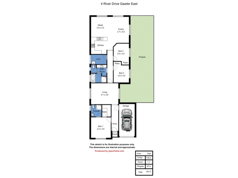 4 River Drive, Gawler East SA 5118 Floorplan