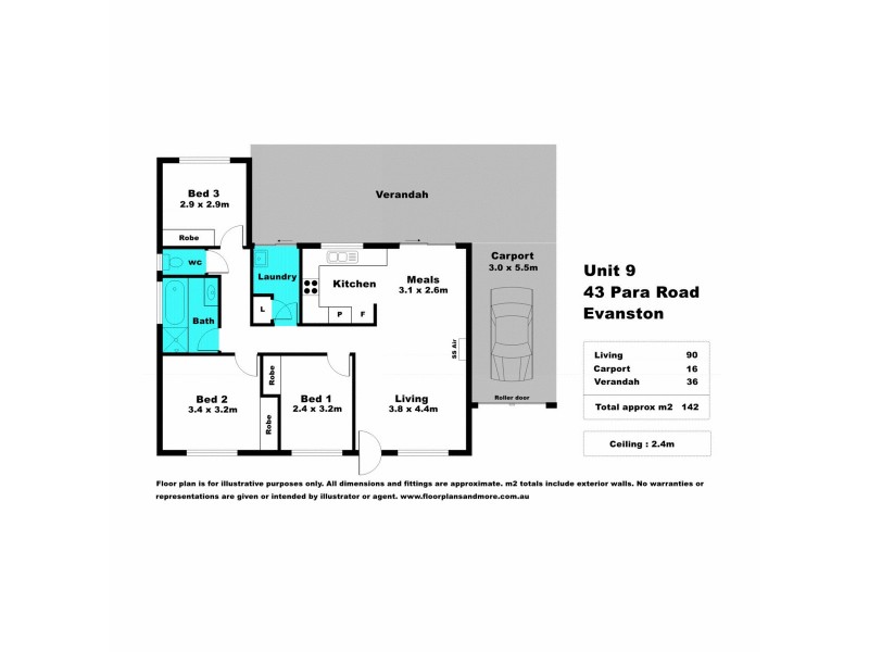 9/43 Para Road, Evanston SA 5116 Floorplan