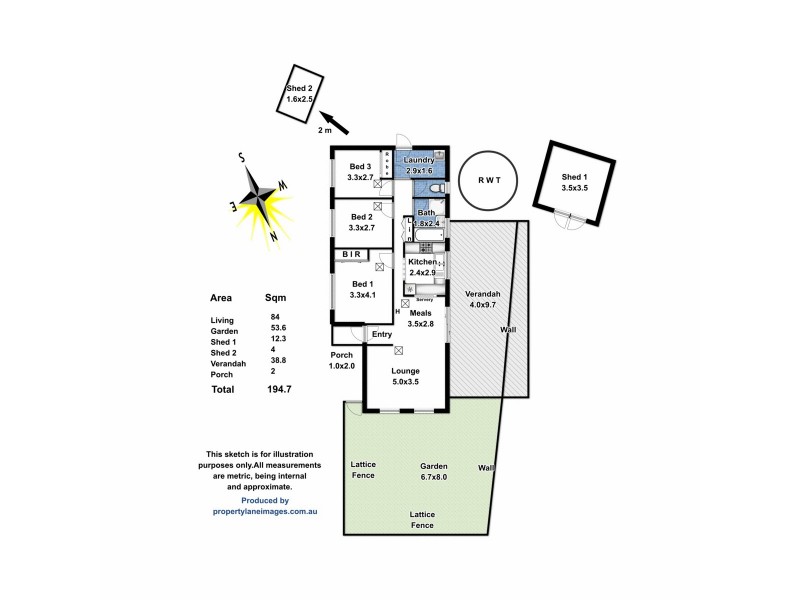 2 Woodall Court, Willaston SA 5118 Floorplan