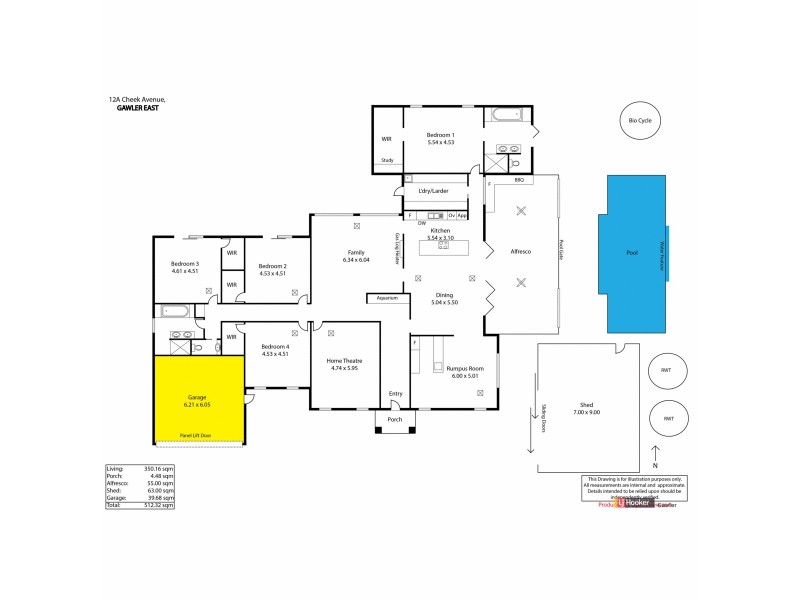 Cheek Avenue, Gawler East SA 5118 Floorplan
