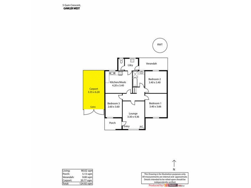 5 Gum Crescent, Gawler West SA 5118 Floorplan