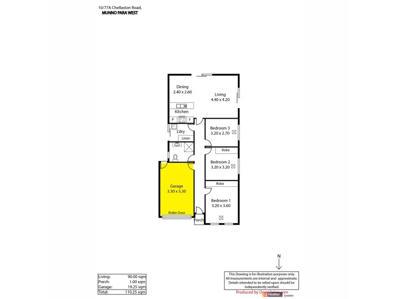 10/77A Chellaston Road, Munno Para West SA 5115 Floorplan
