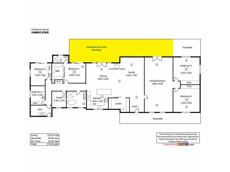 136 Bassnet Road (Humbug Scrub), One Tree Hill SA 5114 Floorplan