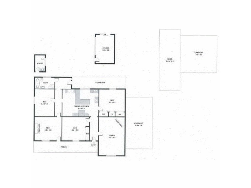 47 Old Adelaide Road, Kapunda SA 5373 Floorplan