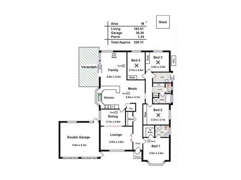 49 Trinity Drive, Evanston Park SA 5116 Floorplan