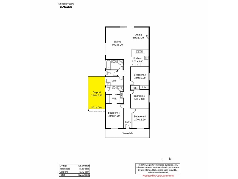 6 Stuckey Way, Blakeview SA 5114 Floorplan