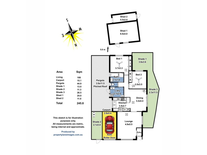 8 Fishburn Court, Wynn Vale SA 5127 Floorplan