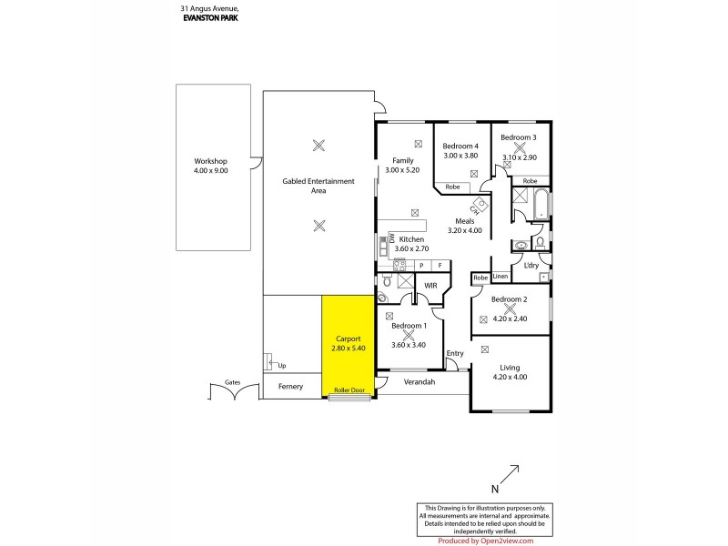 31 Angas Avenue, Evanston Park SA 5116 Floorplan