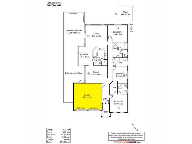 12 Mueller Drive, Evanston Park SA 5116 Floorplan