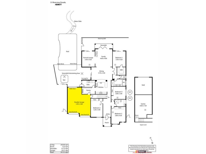 51 River View Drive, Hewett SA 5118 Floorplan