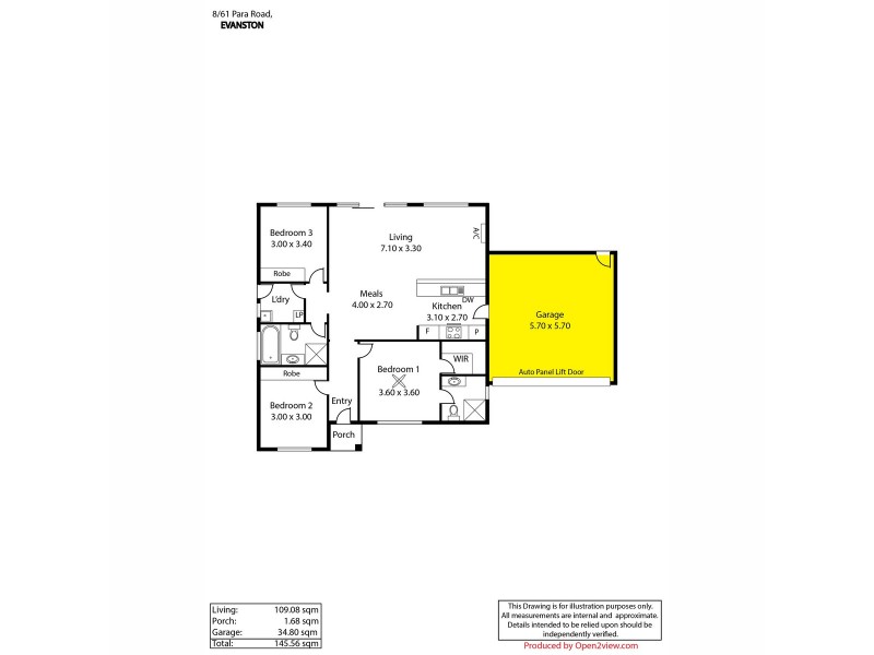 8/61 Para Road, Evanston SA 5116 Floorplan