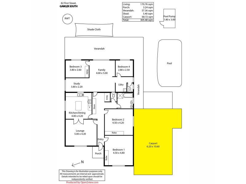 82 First Street, Gawler South SA 5118 Floorplan
