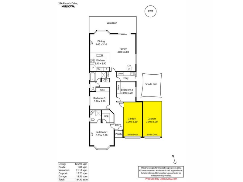 28A Reusch Drive, Nuriootpa SA 5355 Floorplan