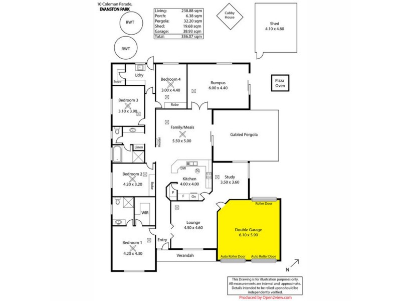 10 Coleman Parade, Evanston Park SA 5116 Floorplan