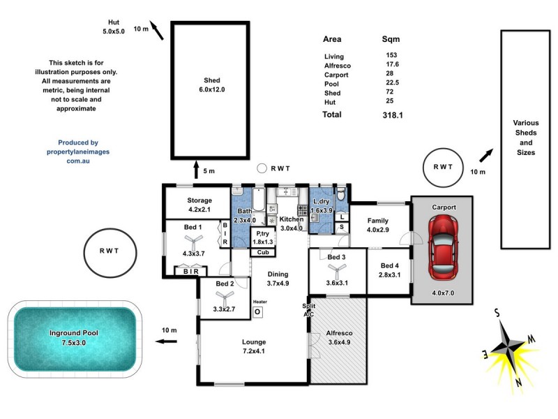 240 Robert Road, Virginia SA 5120 Floorplan